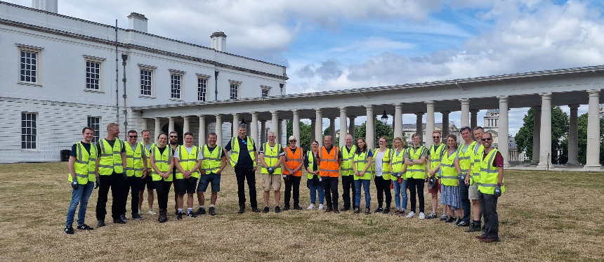 JLL Volunteers at the National Maritime Museum