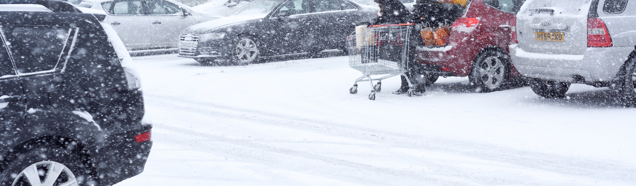 Snow in supermarkets