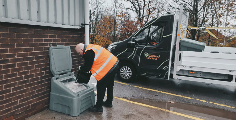 Ground Control grit bin replenishment service